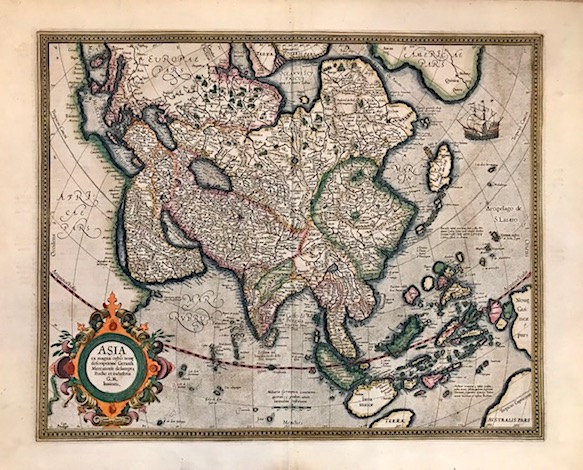 Mercator Gerard (1512-1594) Asia ex magna Orbis Terre descriptione Gerardi Mercatoris desumpta, Studio et Industria G.M. Iunioris 1613 Amsterdam 
